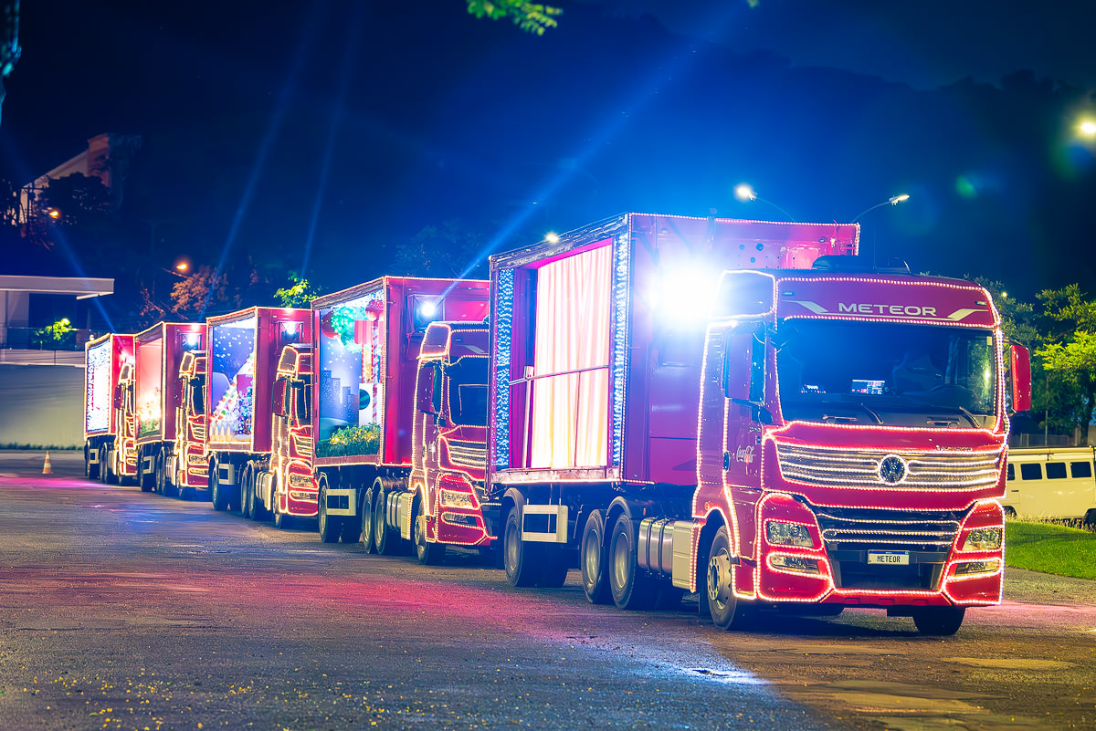 Americana define percurso da Caravana de Natal da Coca Cola