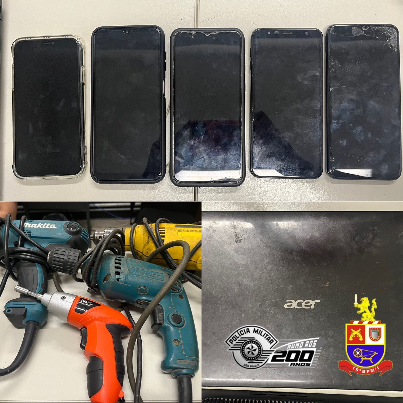 Polícia Civil investiga caso de receptação de celulares e vários objetos no Jd. São Francisco II